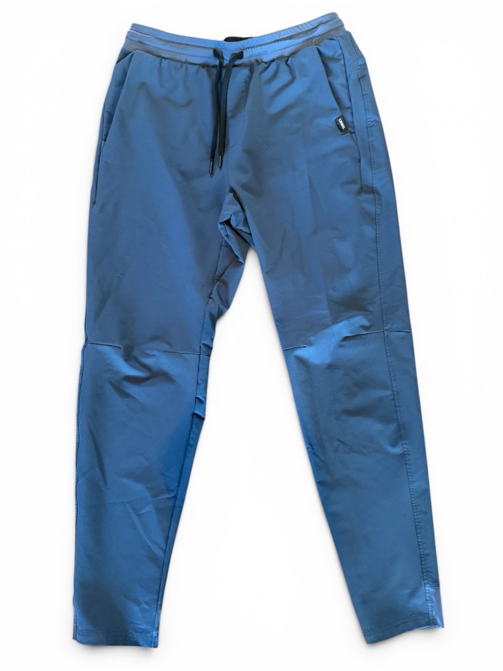 NWOT UNRL Men's Blue Performance Joggers with Drawstring Waist Performance Pants